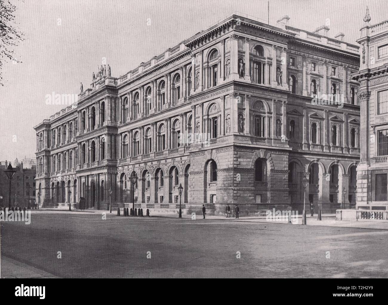 The Home office From the Opposite Side of Whitehall Stock Photo Alamy