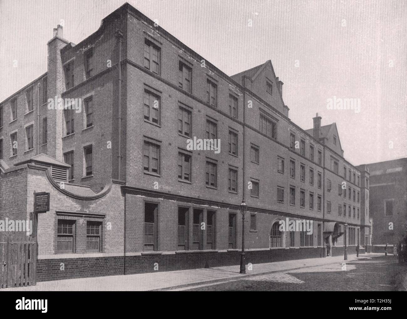 Parker street - One of the London county council Lodging-Houses Stock Photo