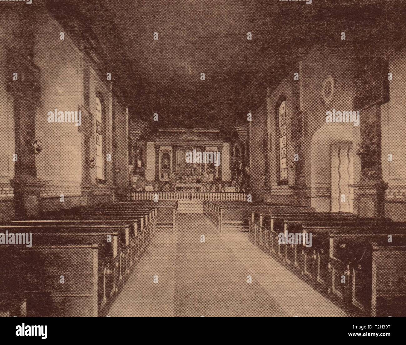 Interior Ventura Mission Stock Photo - Alamy