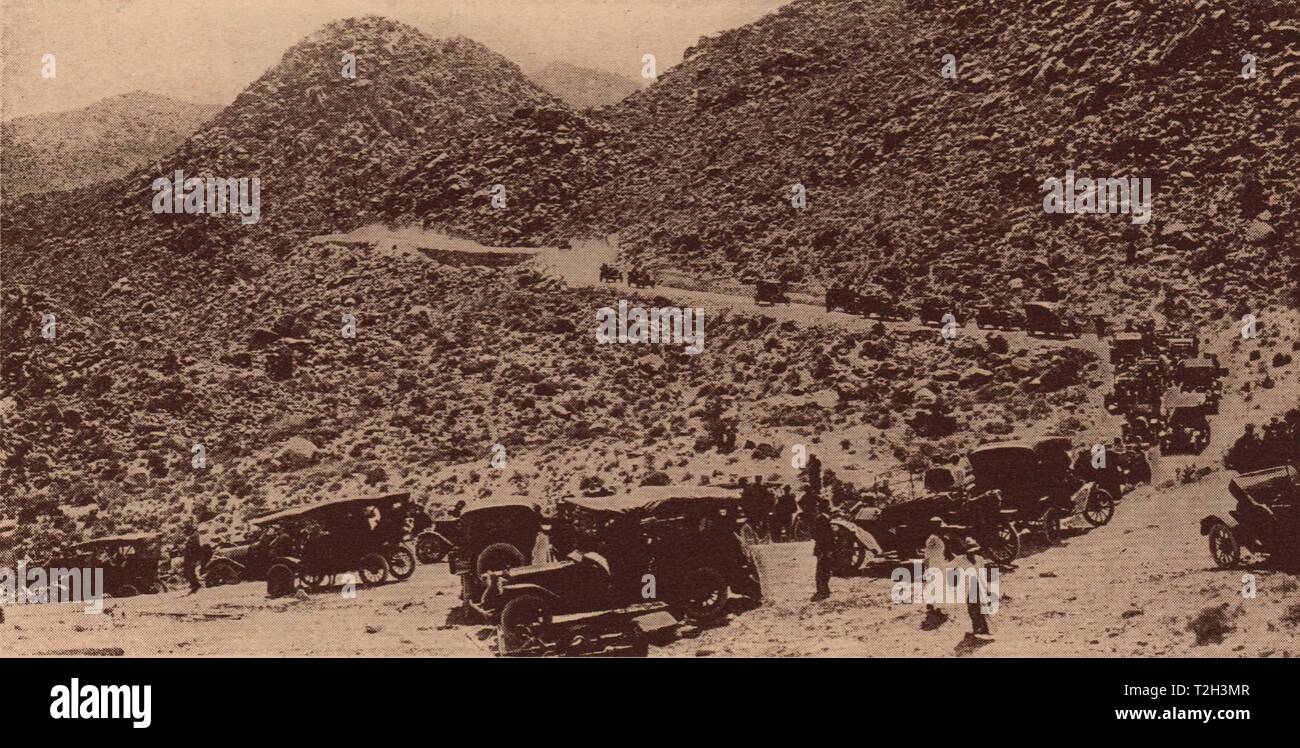 Mountain springs grade on Imperial Valley Boulevard San Diego County