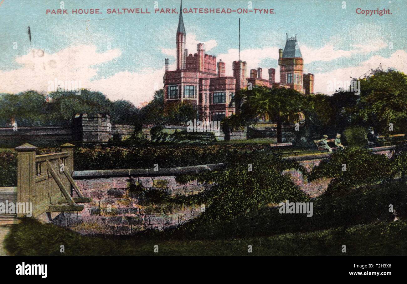 Park house, saltwell park, Gatesheadontyne Stock Photo Alamy