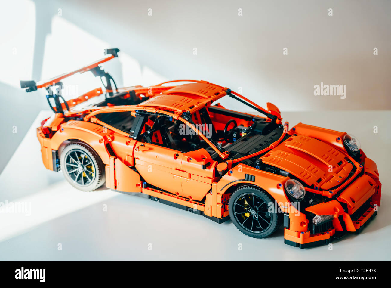 BUCHAREST, ROMANIA - APRIL 02, 2019: Porsche 911 GT3 RS Lego Model Stock  Photo - Alamy