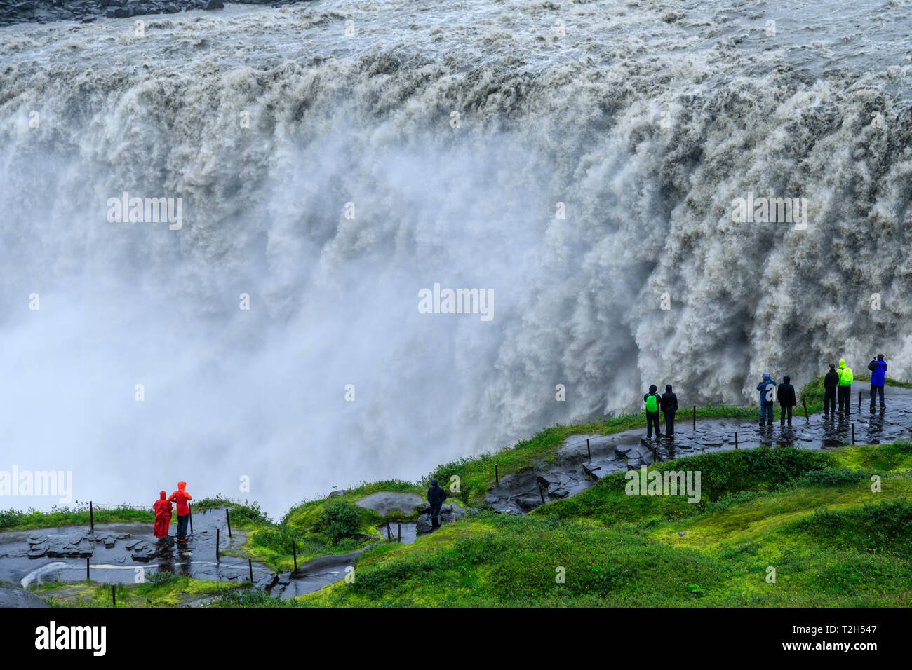 Dettifoss waterfall in Vatnajokull National Park, Iceland, Europe Stock Photo