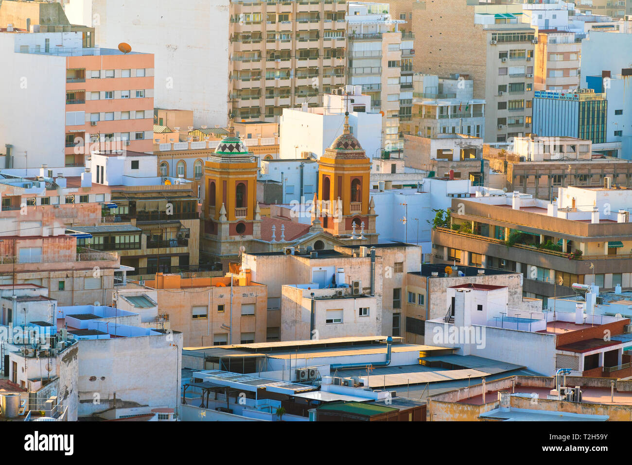 Cityscape of Almeria, Spain, Europe Stock Photo