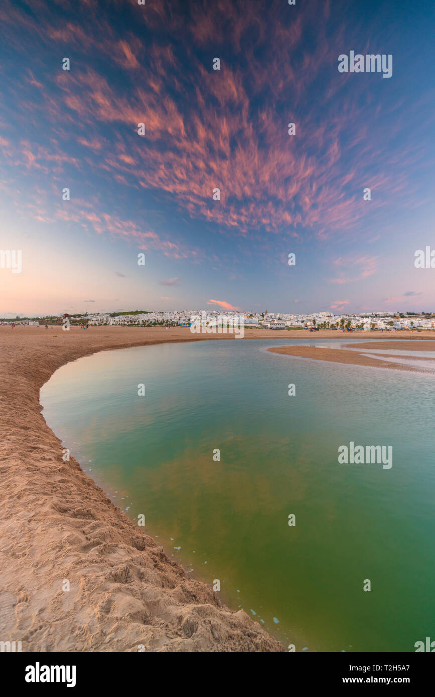 Panoramic View Of Conil De La Frontera In Southern Spain At Sunset Stock  Photo - Download Image Now - iStock