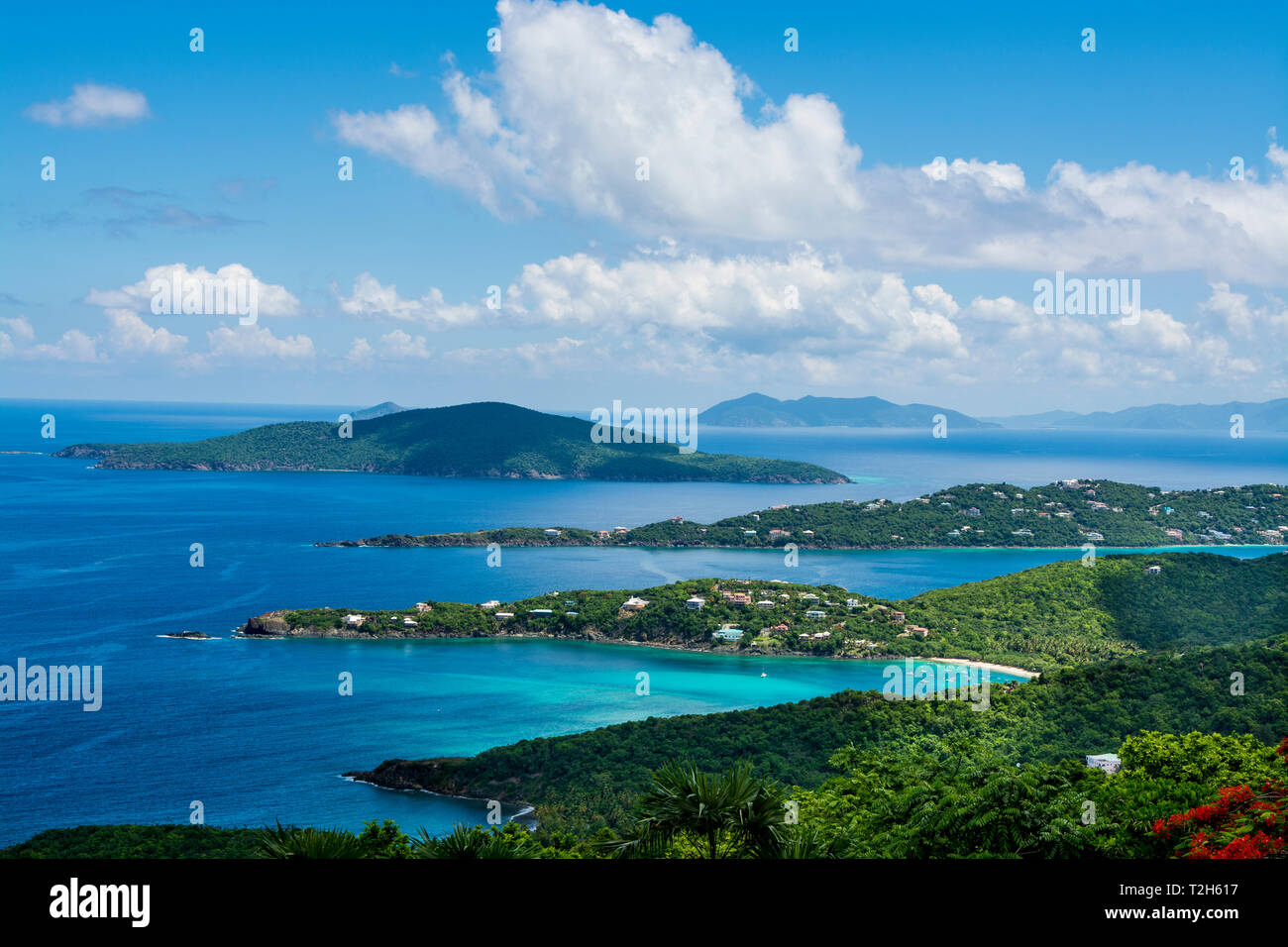 Magens Bay on Saint Thomas, US Virgin Islands Stock Photo