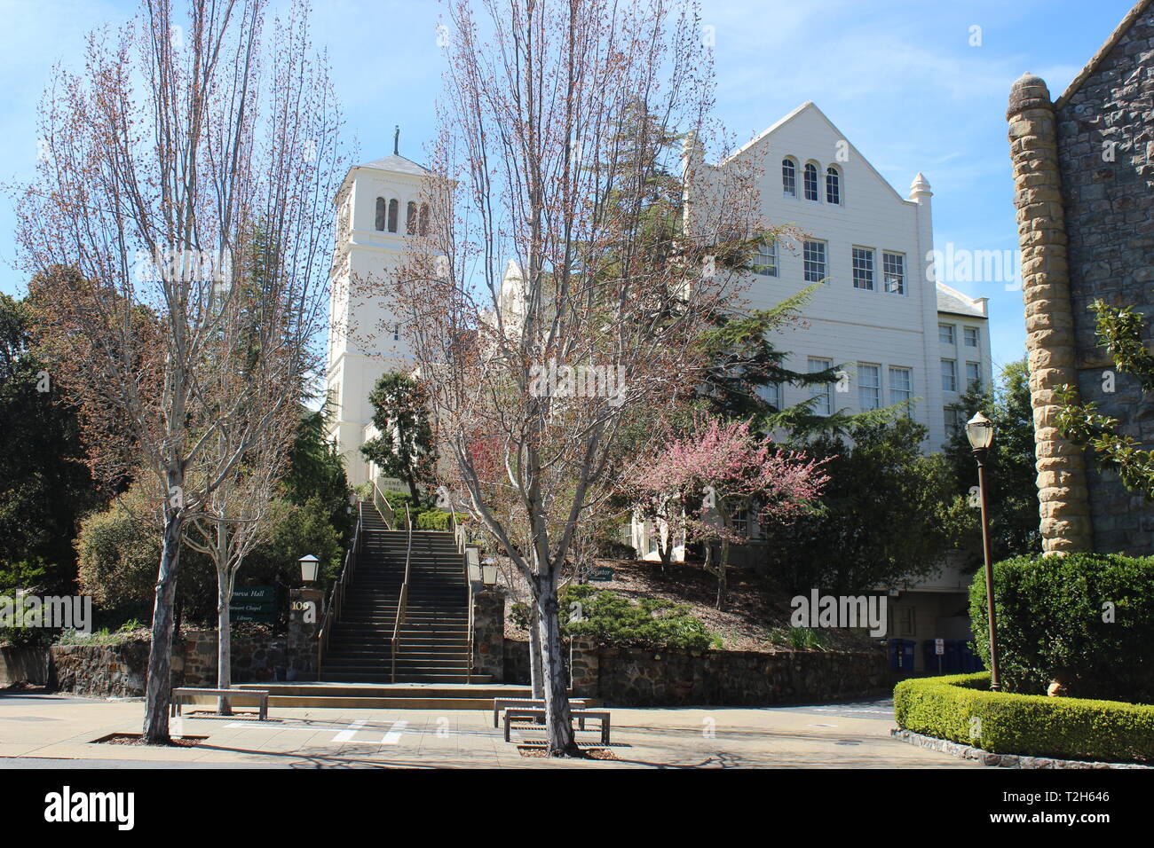 Geneva Hall, San Francisco Theological  Institute, San Anselmo, California Stock Photo