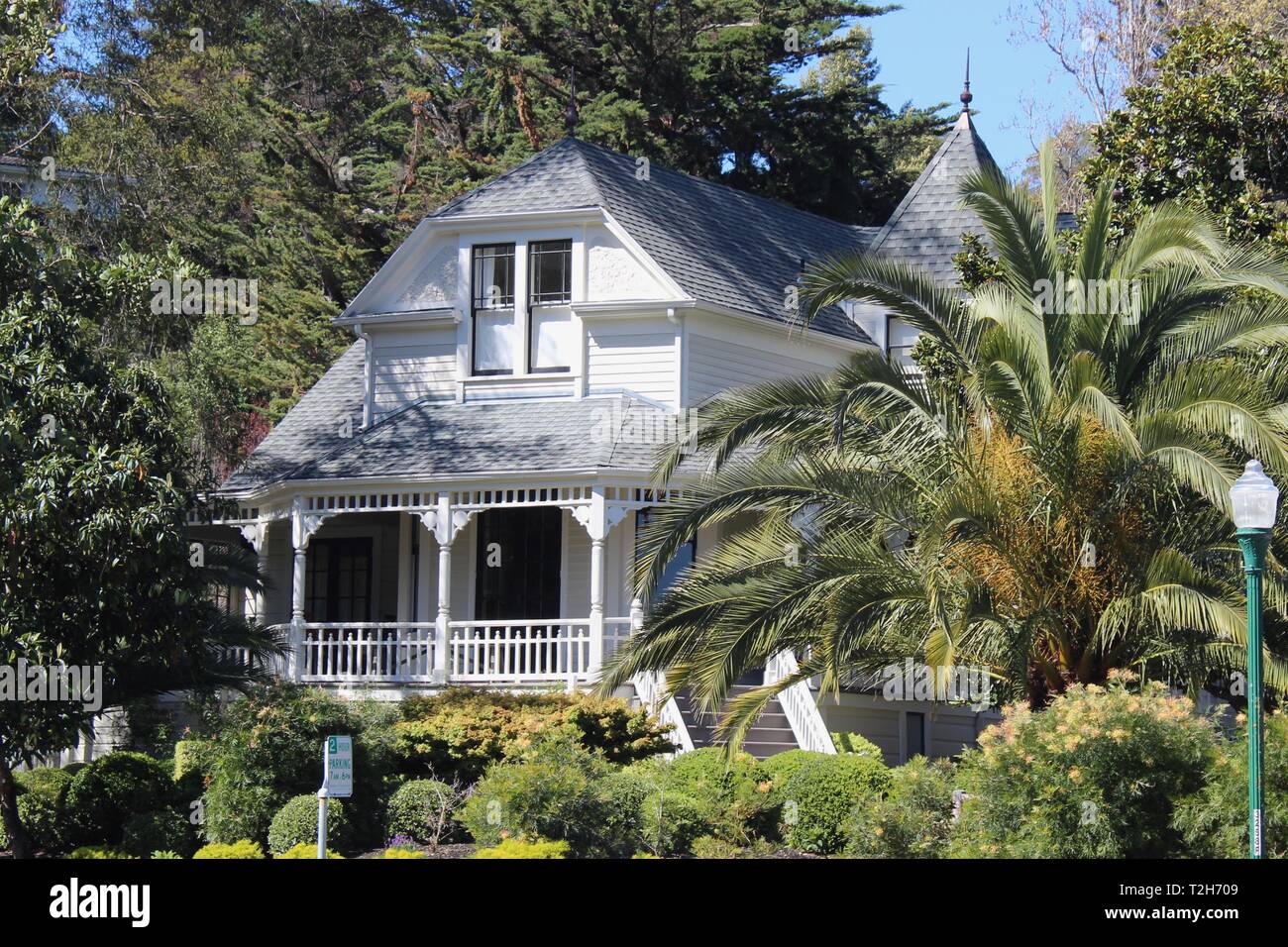 Patrick King House, Queen Anne, 1890, Larkspur, California Stock Photo