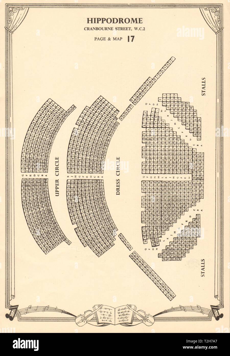 Hippodrome London Theatre Seating Chart