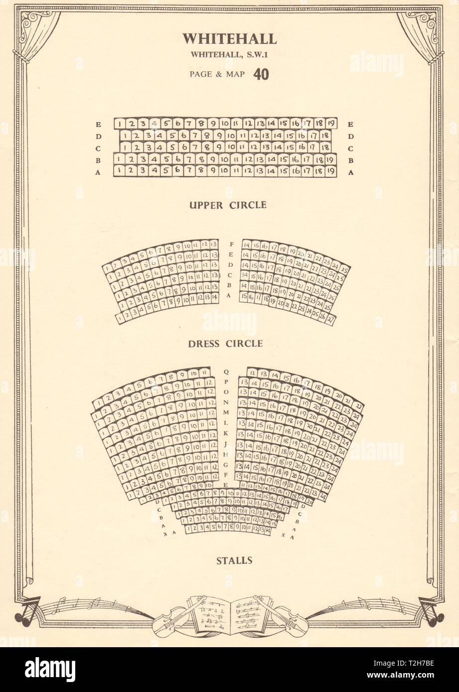Harmon Theater Seating Chart