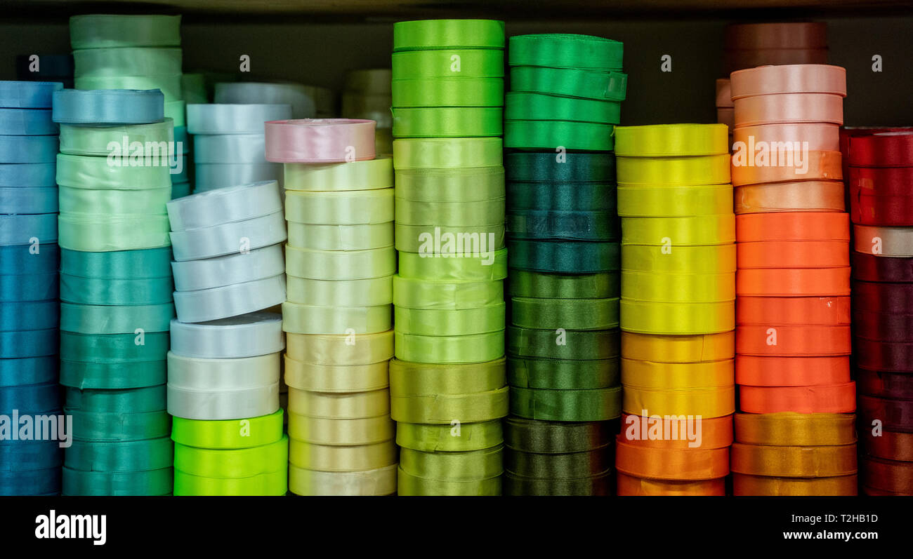 Grosgrain ribbon texture hi-res stock photography and images - Alamy