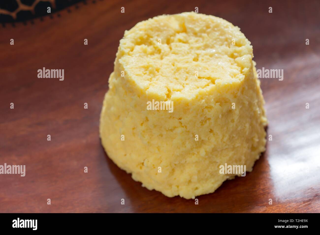 Ugali, Polenta, African cuisine, Tanzania Stock Photo Alamy