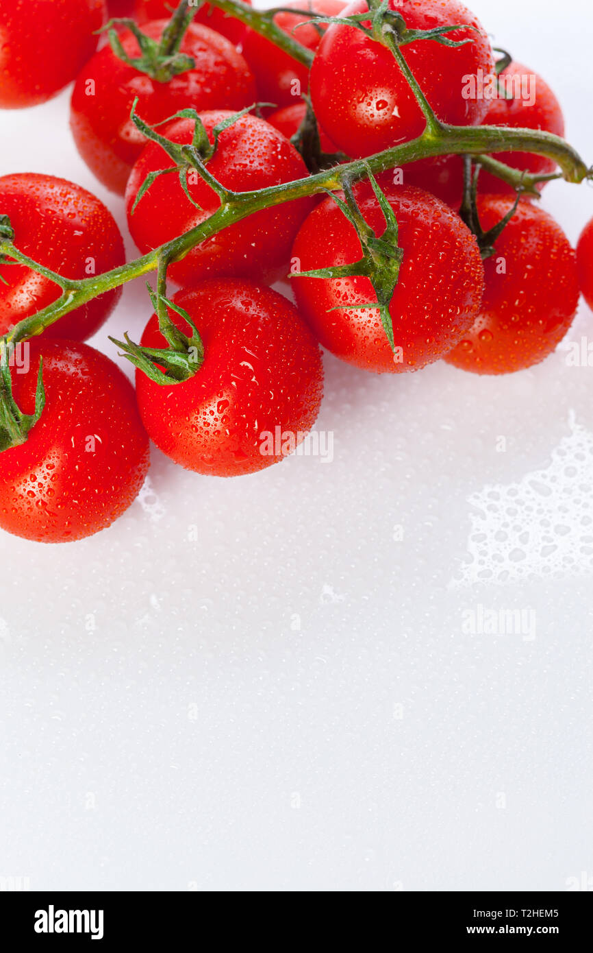 Fresh tomato isolated on white background Stock Photo - Alamy