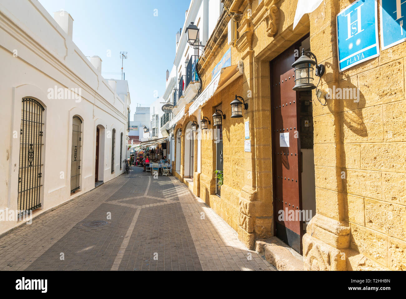 Square in Conil De La Frontera, White Town in Costa De La Luz, Cadiz  Province, Editorial Photo - Image of town, outdoors: 177854501