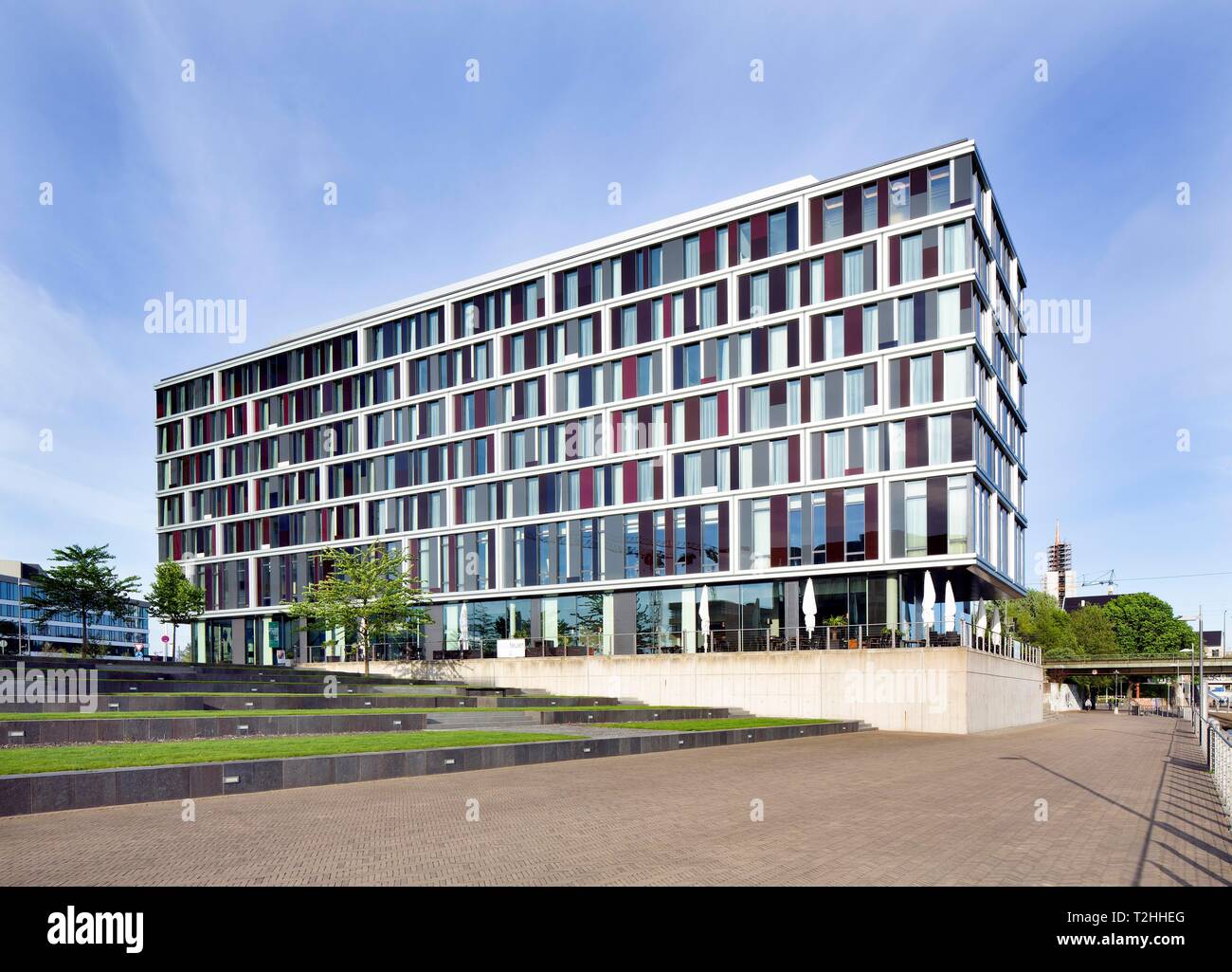 Hotel Steigenberger in the Weser Quarter, Bremen, Germany Stock Photo