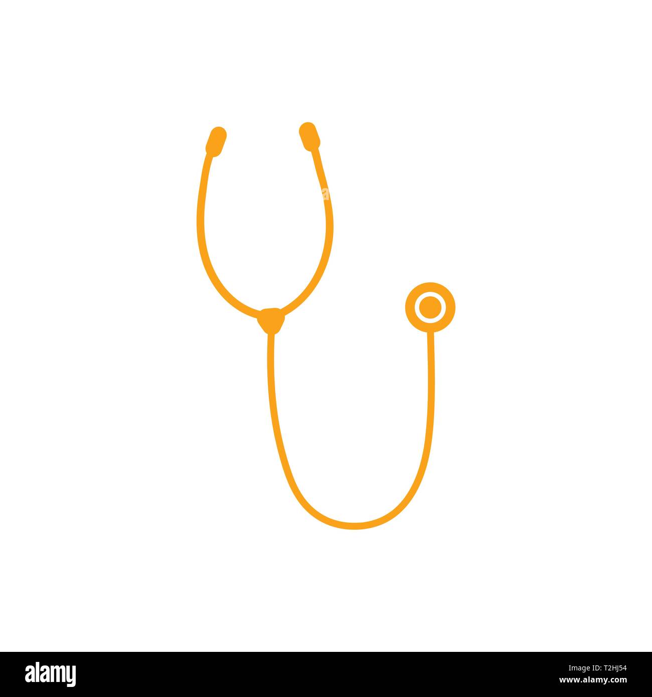 Healthcare professional holding stethoscope Stock Vector Images - Alamy