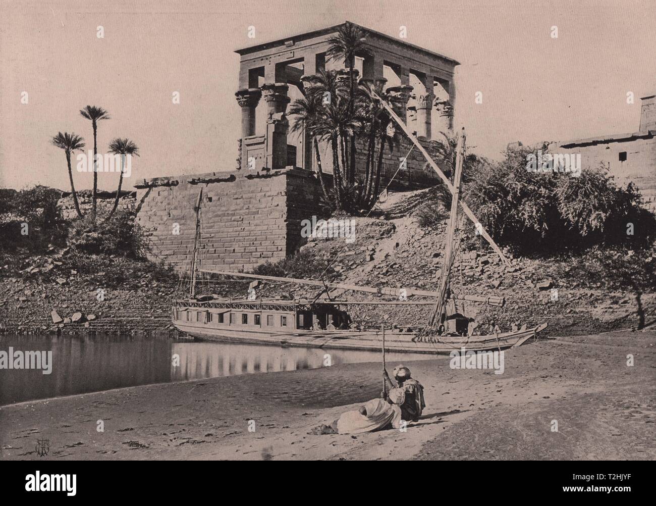 Pharaoh's Bed, Philae, Egypt Stock Photo Alamy