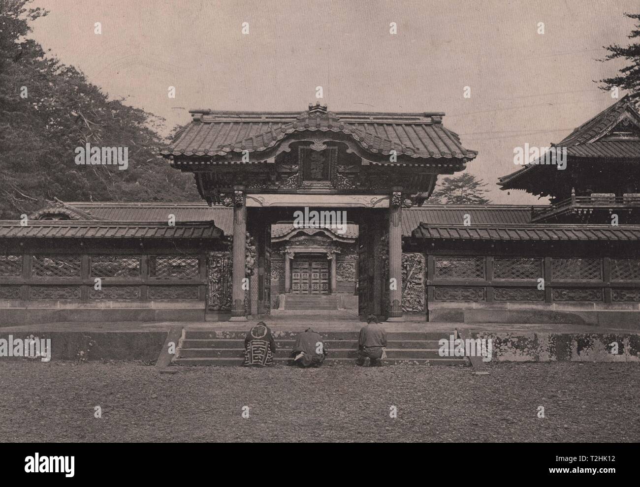 Shiba Temple, Tokio, Japan Stock Photo