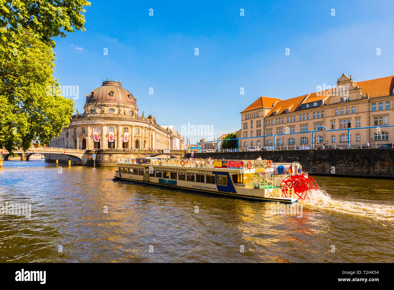 Bode Museum on the River Spree in Berlin, Germany, Europe Stock Photo