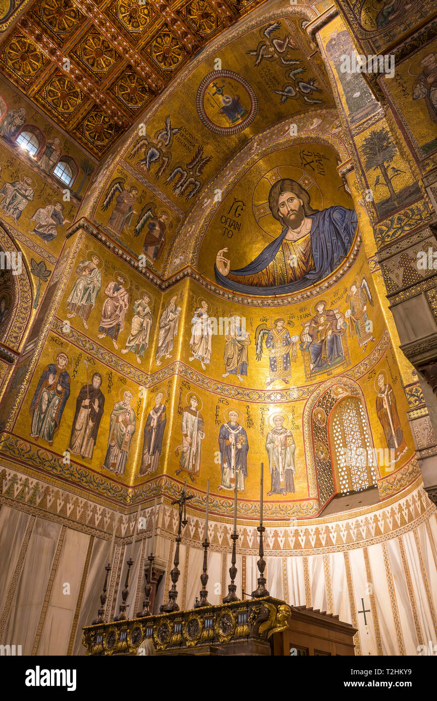 Palermo cathedral interior palermo sicily hi-res stock photography and ...