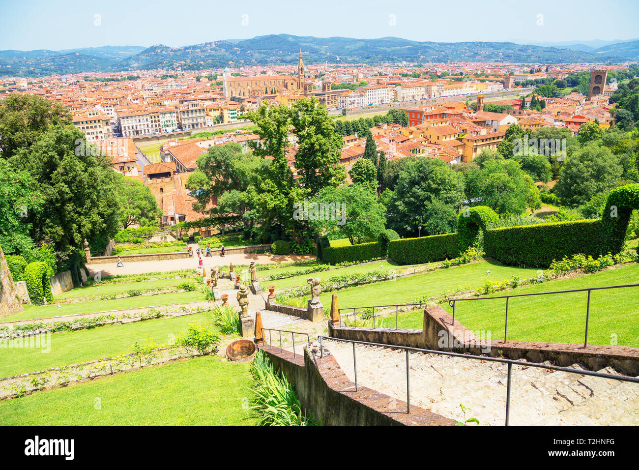 Bardini gardens, Florence, Tuscany, Italy, Europe Stock Photo