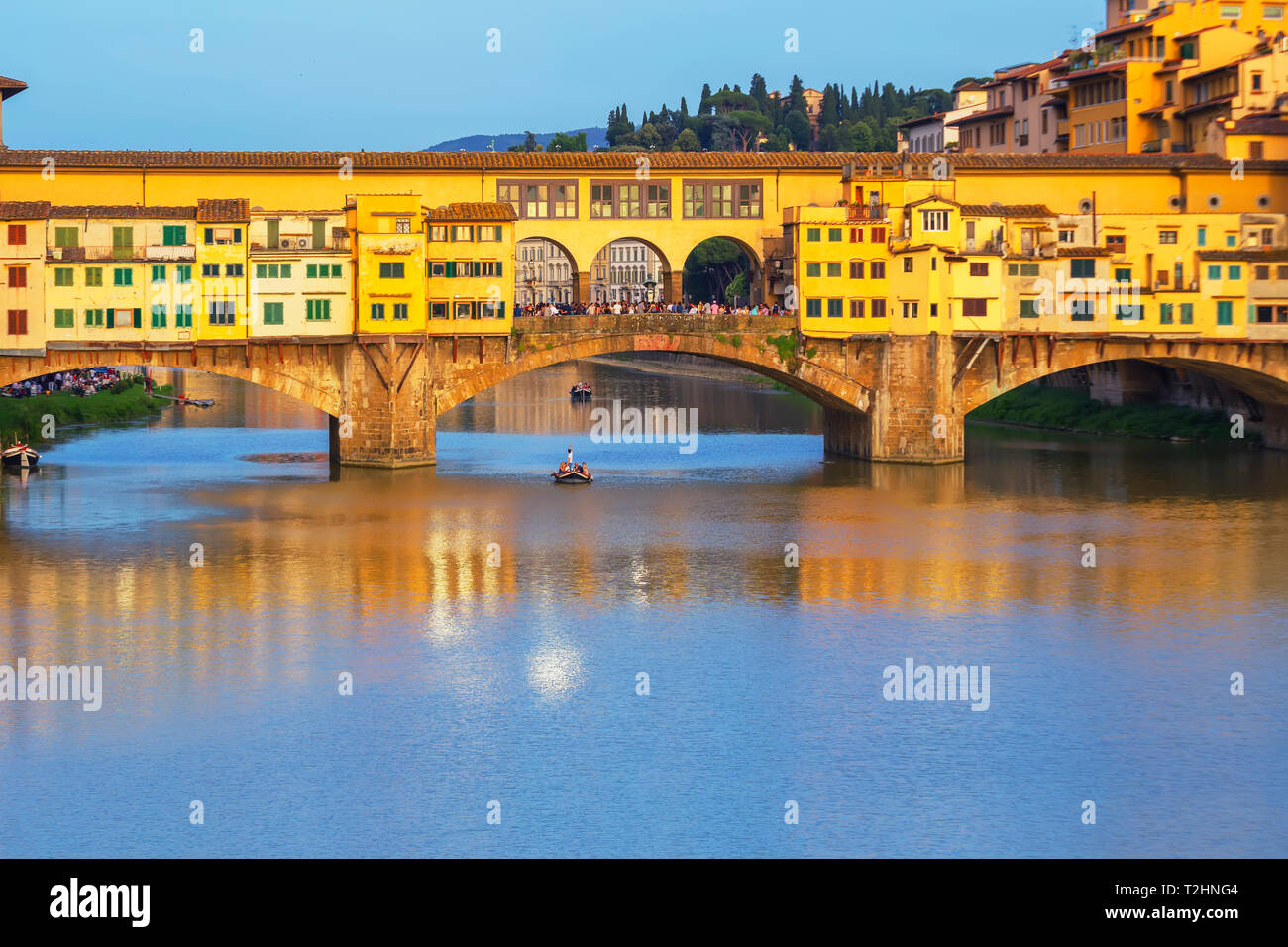Ponte Vecchio, Florence, Tuscany, Italy, Europe Stock Photo