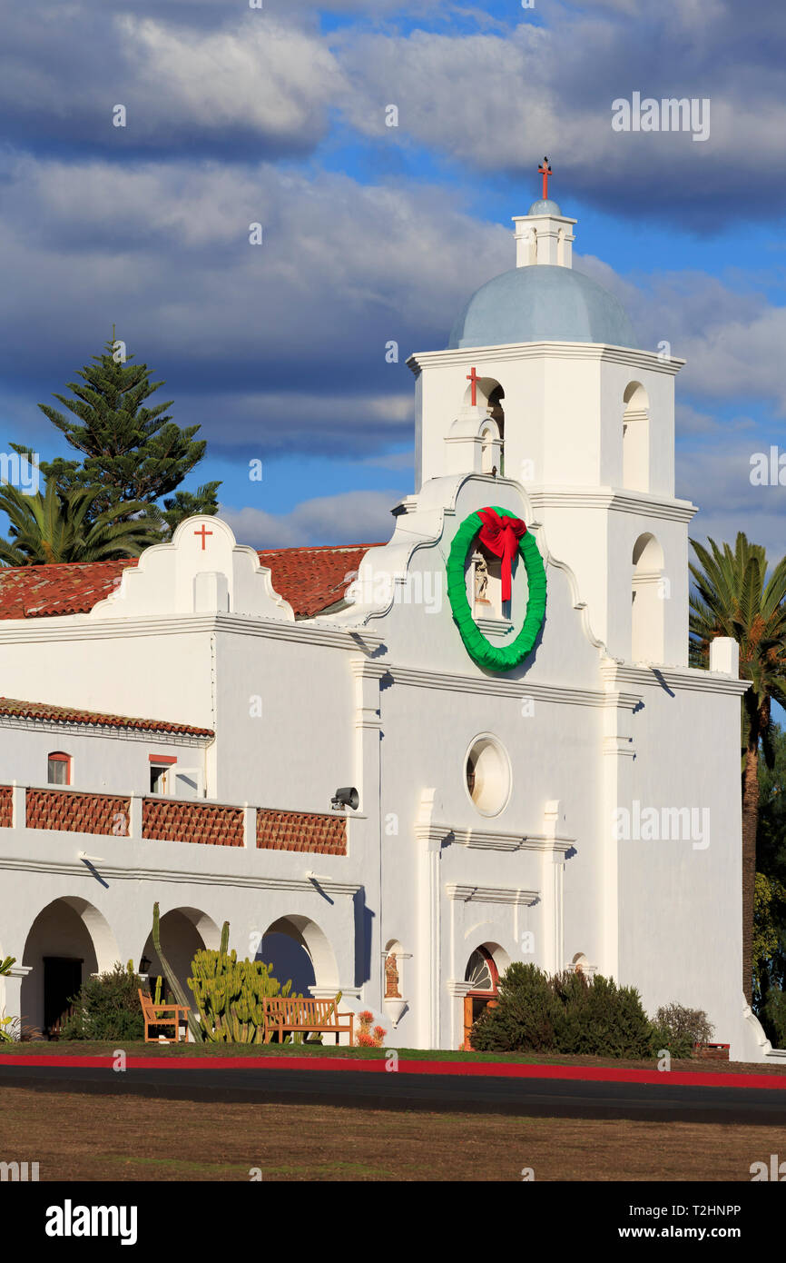 San Luis Rey Mission, Oceanside City, San Diego County, California, United States of America Stock Photo