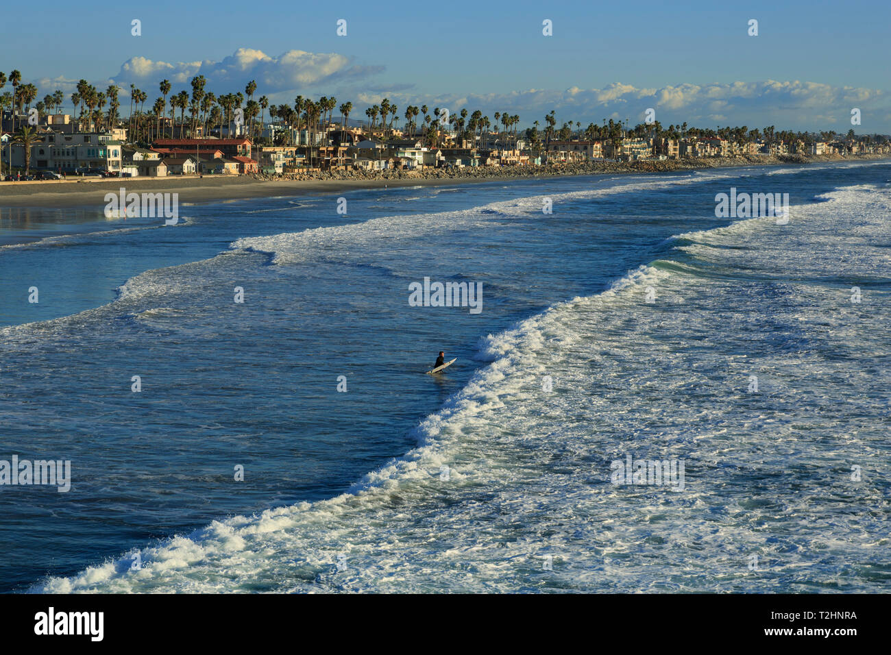 Oceanside Beach, San Diego County, California, United States of America Stock Photo