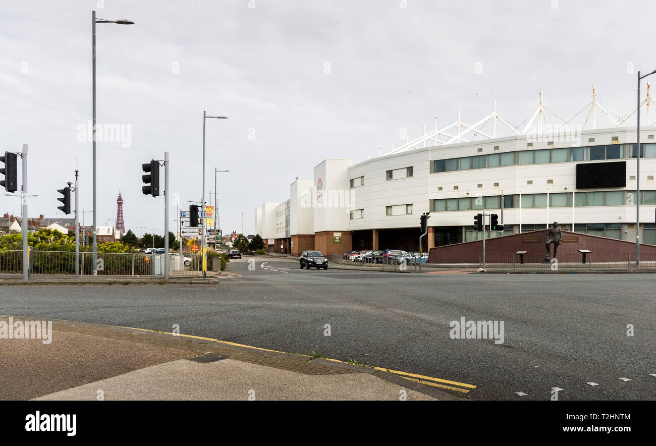 Blackpool Football club, Lancashire Stock Photo