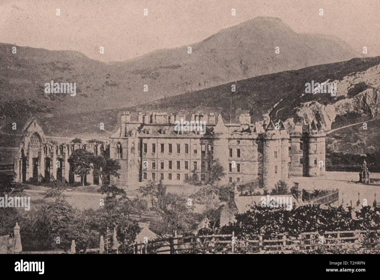 Holyrood Castle, Scotland Stock Photo Alamy