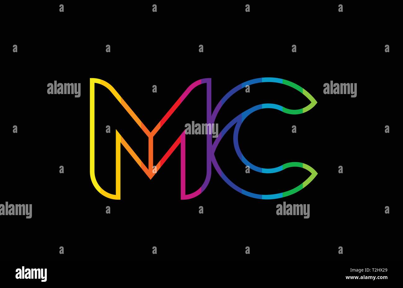Rainbow M Logo