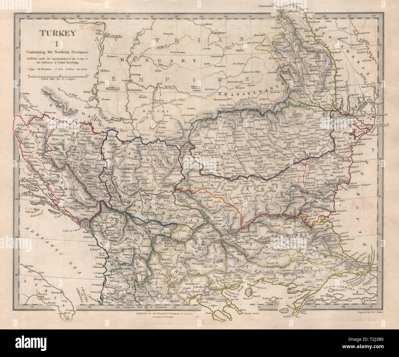 BALKANS. Northern Ottoman provinces. Wallachia Albania Bulgaria. SDUK