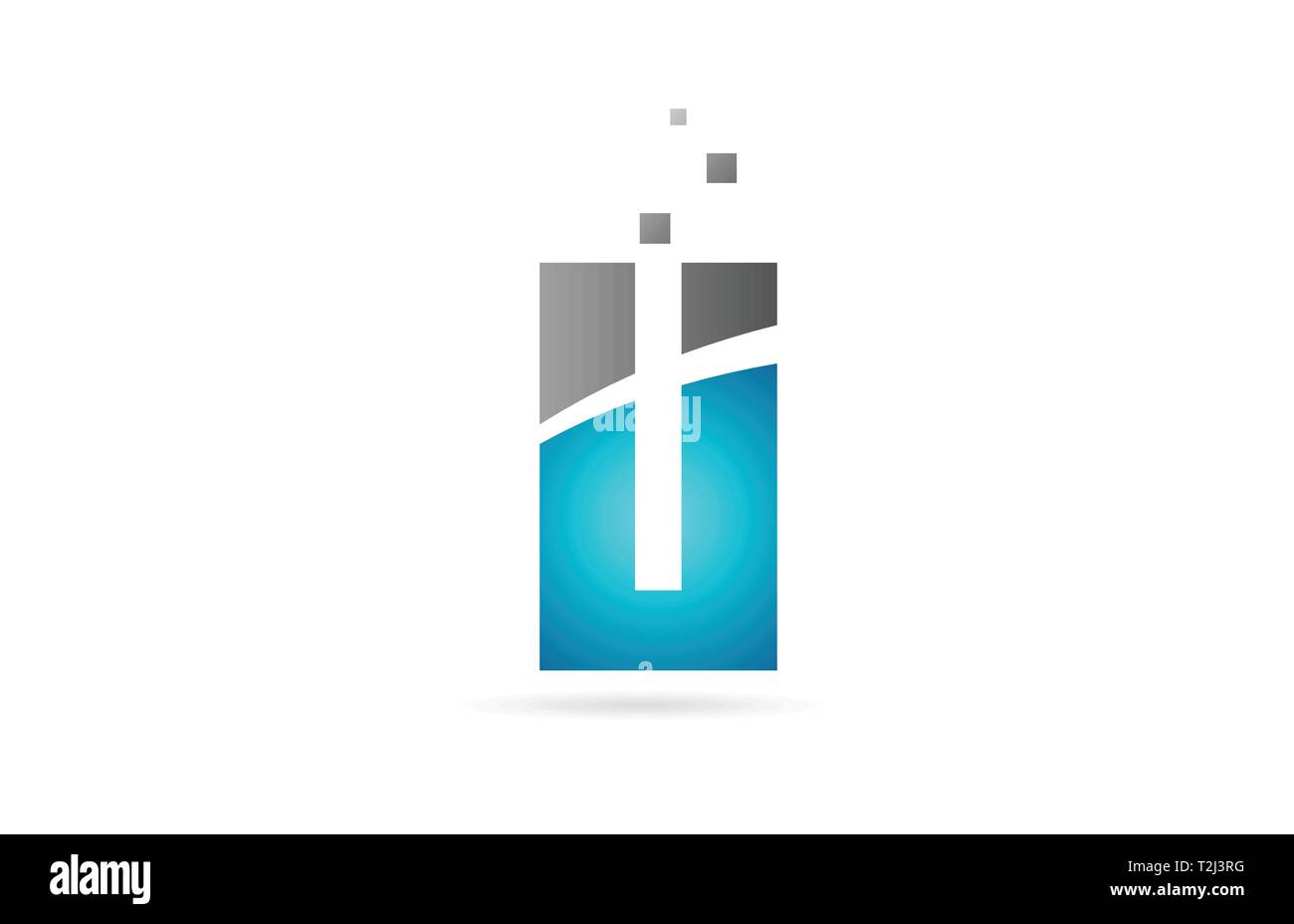 blue grey alphabet letter U logo design suitable for a company or ...