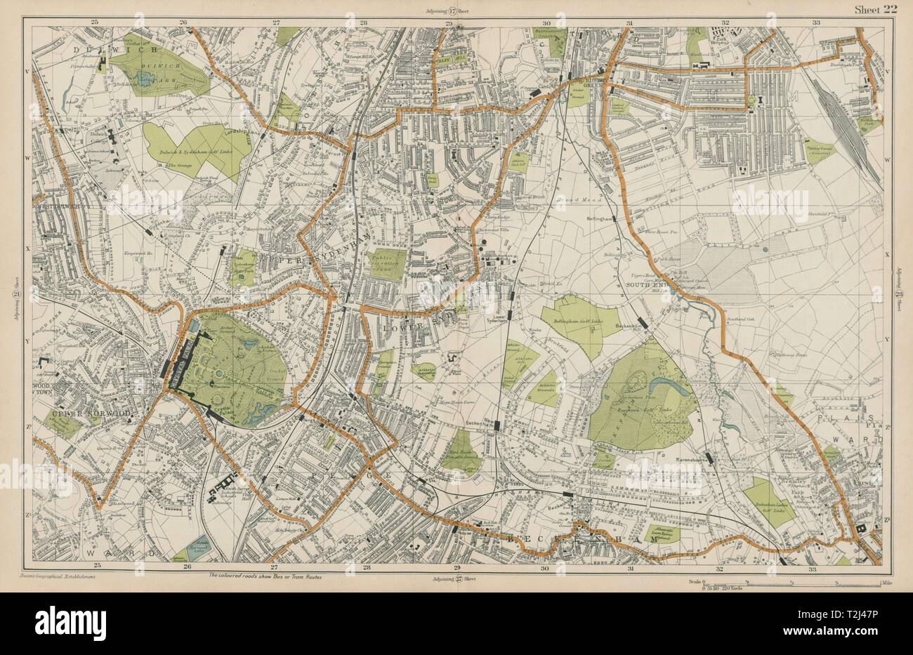Map of beckenham hires stock photography and images Alamy