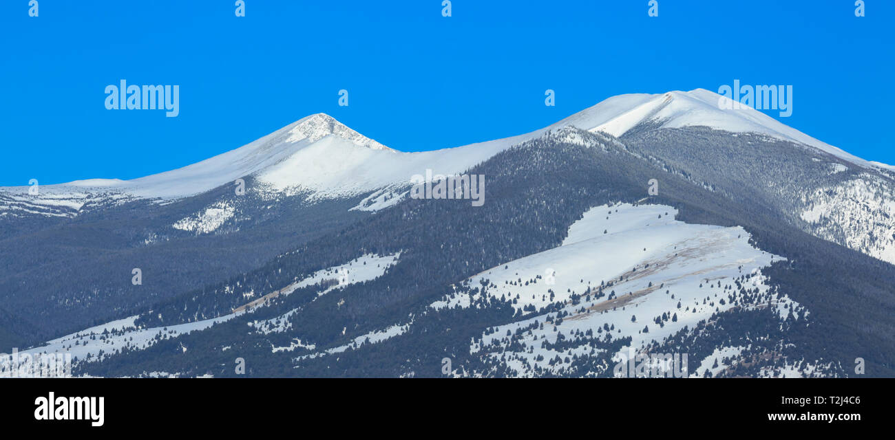 mount powell and deer lodge mountain in the flint creek range near deer