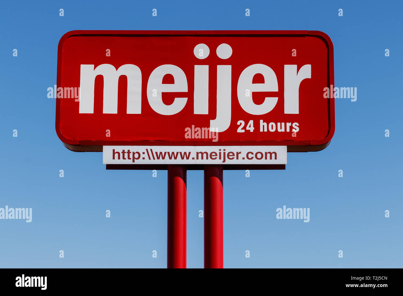Lafayette Circa April 2019: Meijer Retail Location Meijer is a large