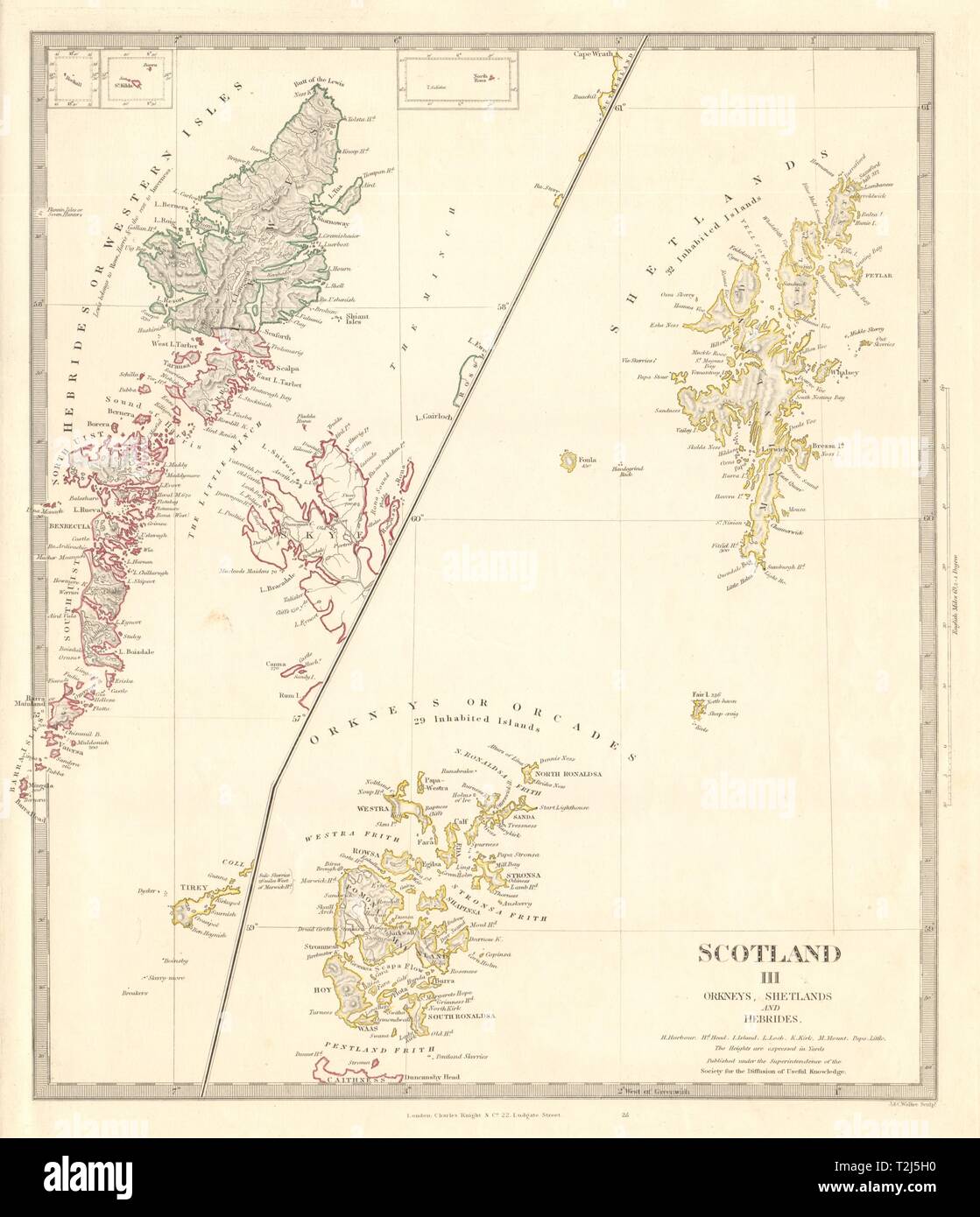 Map of the new hebrides hi-res stock photography and images - Alamy