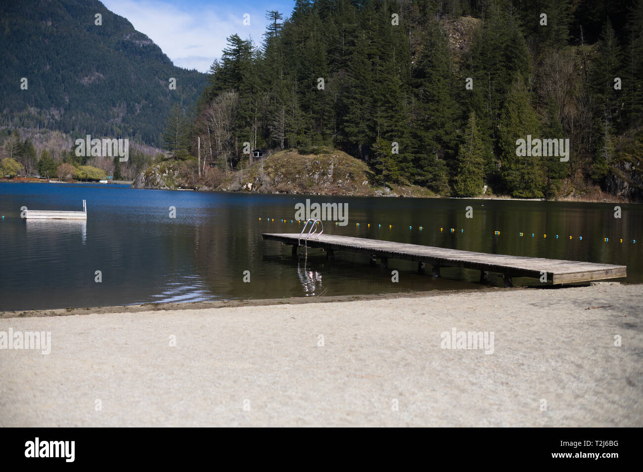 Lake Errock in Deroche, Mission, British Columbia, Canada Stock Photo