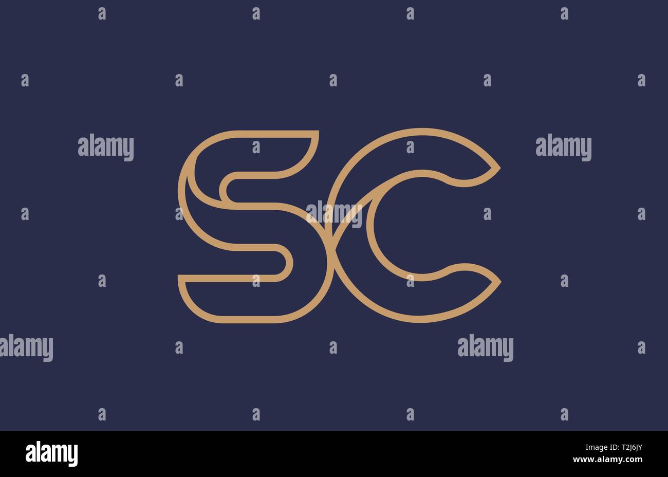 Elegant scp logo design set ai hi-res stock photography and images - Alamy