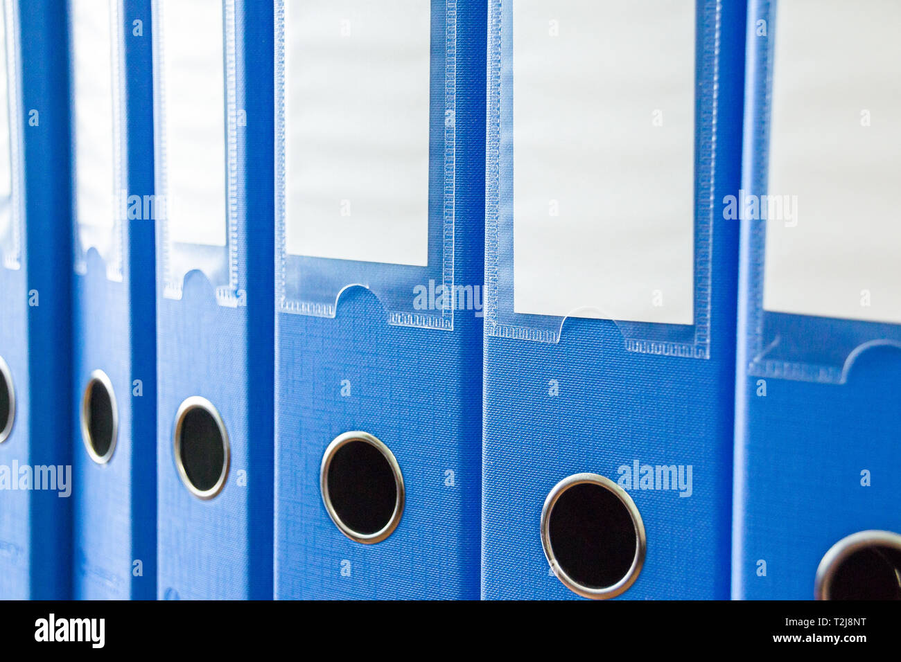 Office folders isolated on the white background Stock Photo