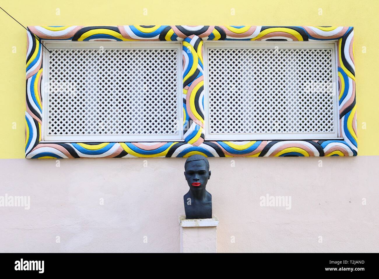 Bust windows hires stock photography and images Alamy