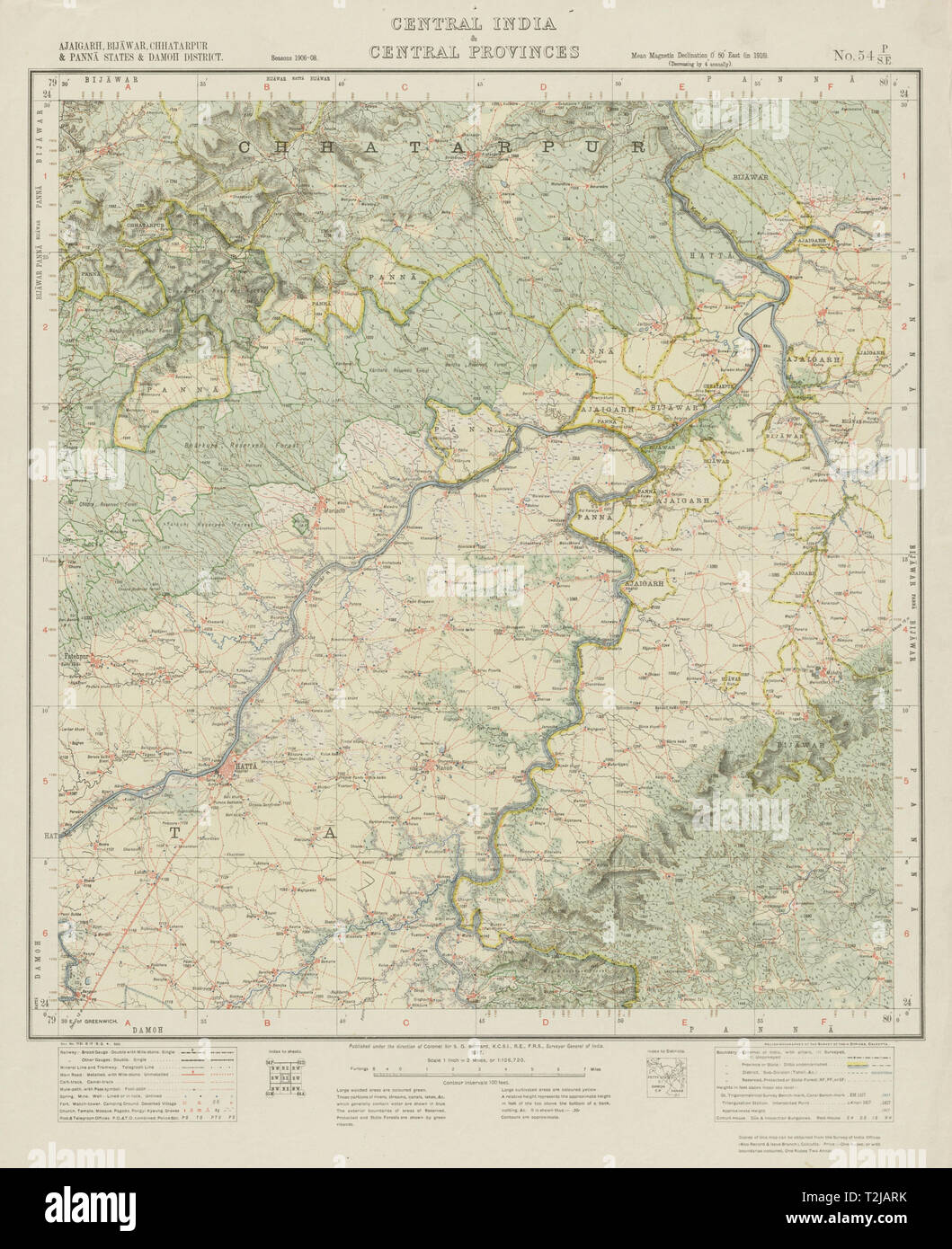 Old madhya pradesh map
