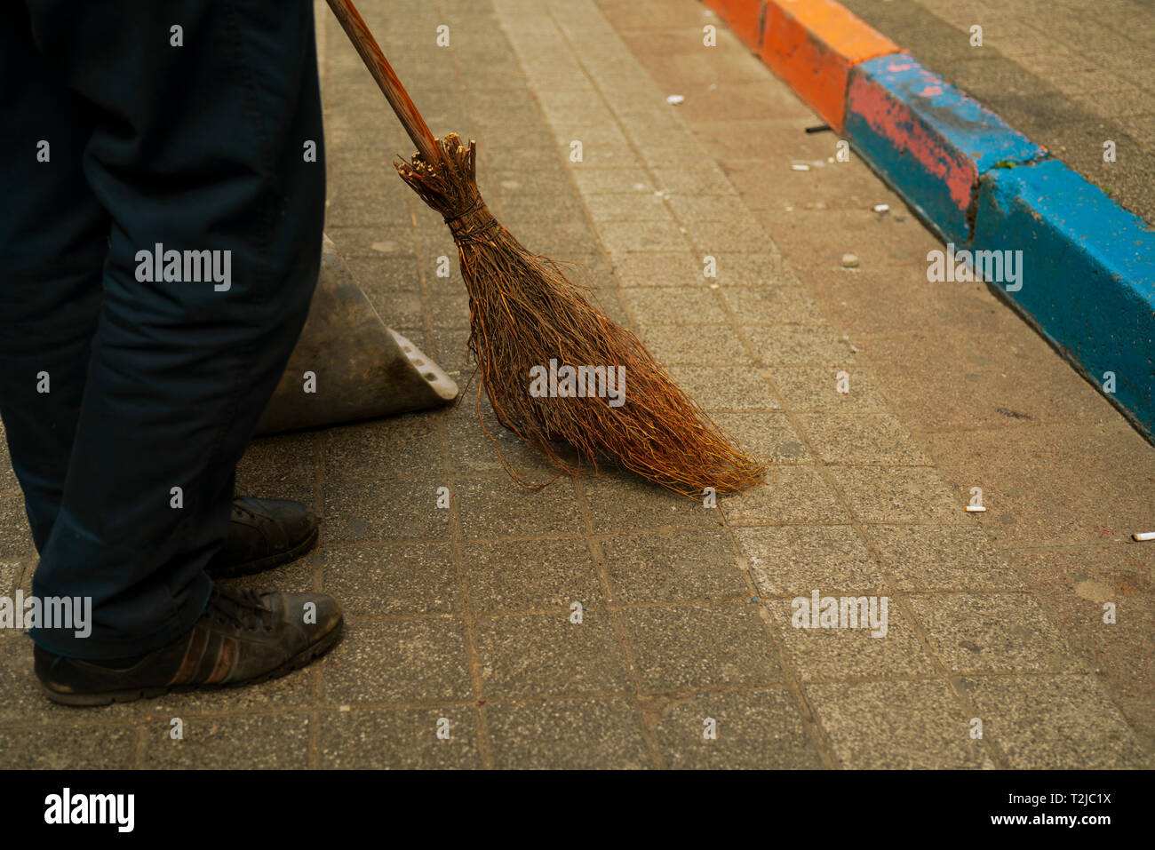Manual street cleaning hires stock photography and images Alamy