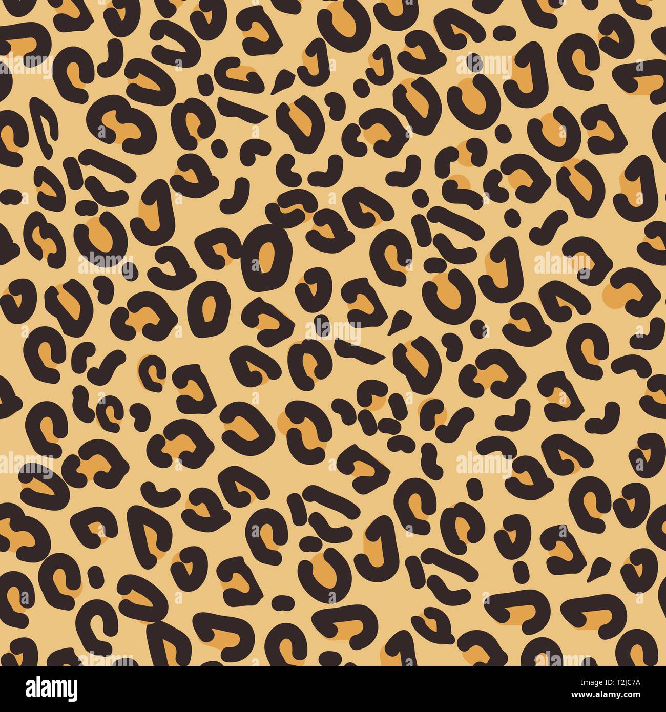 Leopard pattern. Seamless vector print. Realistic animal texture. Abstract  repeating pattern - leopard skin imitation can be painted on clothes or fab  Stock Vector Image & Art - Alamy