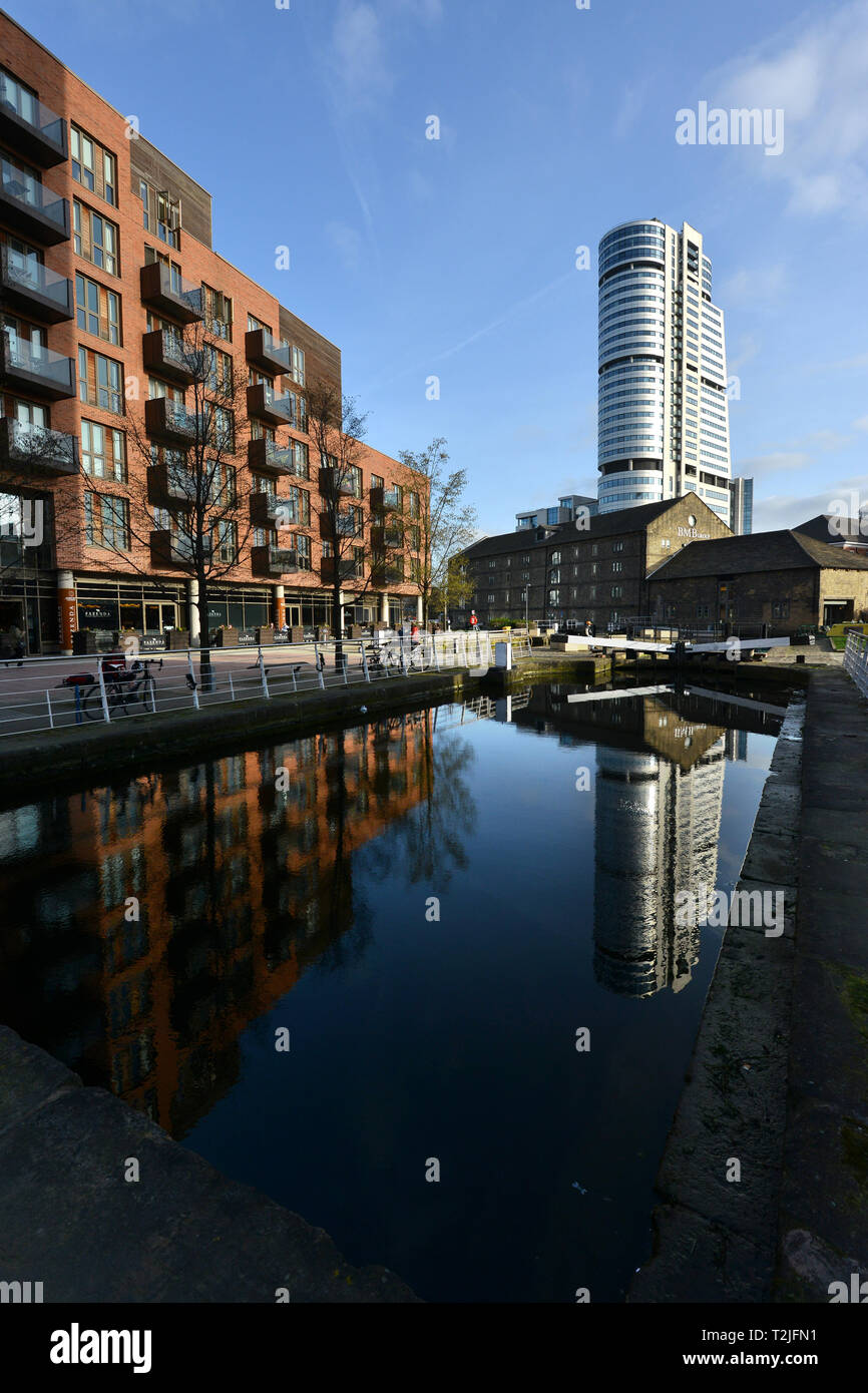 Leeds, Yorkshire, UK, showing Bridgewater Place Stock Photo Alamy