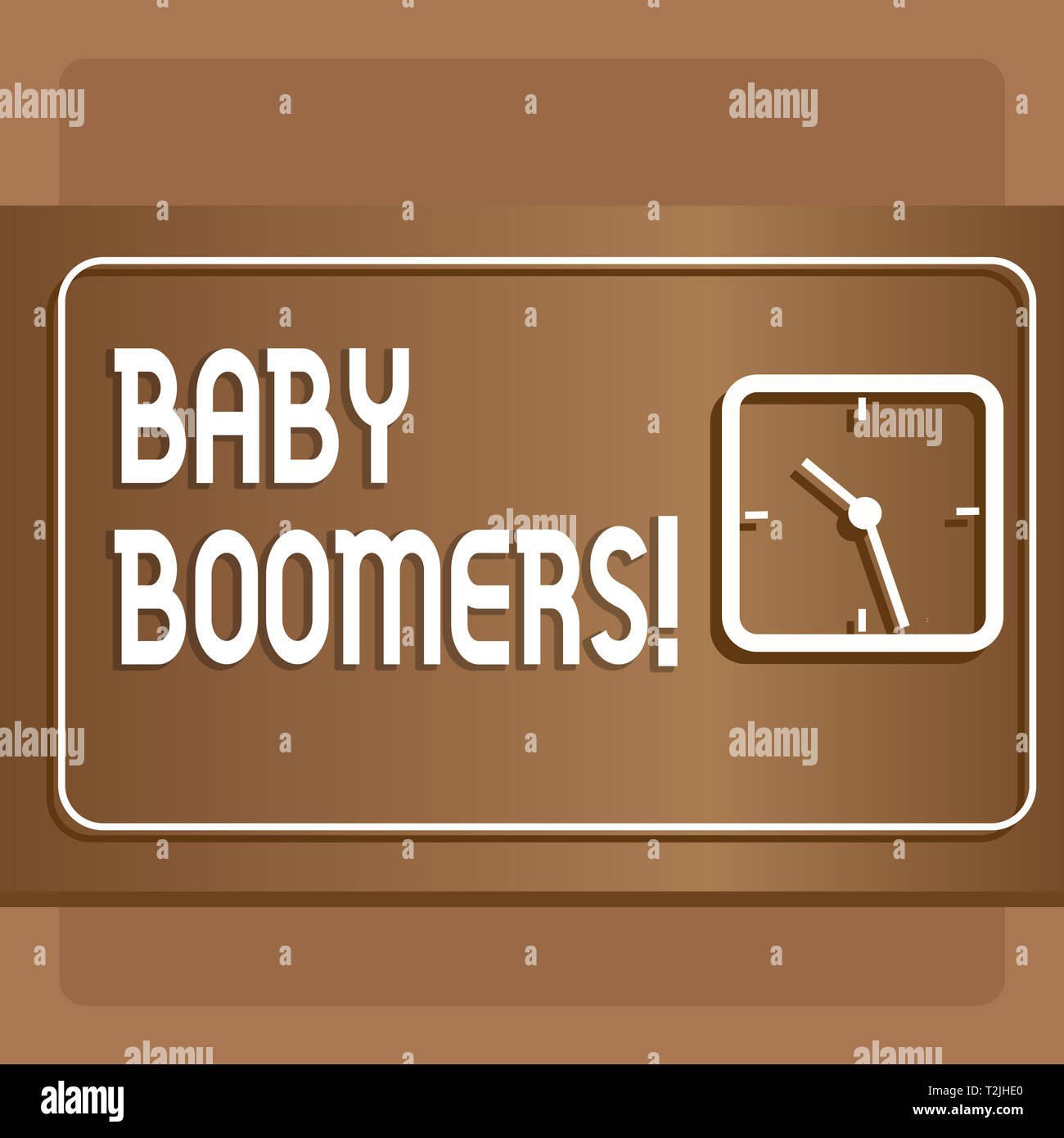 Text sign showing Baby Boomers. Business photo text demonstrating who ...