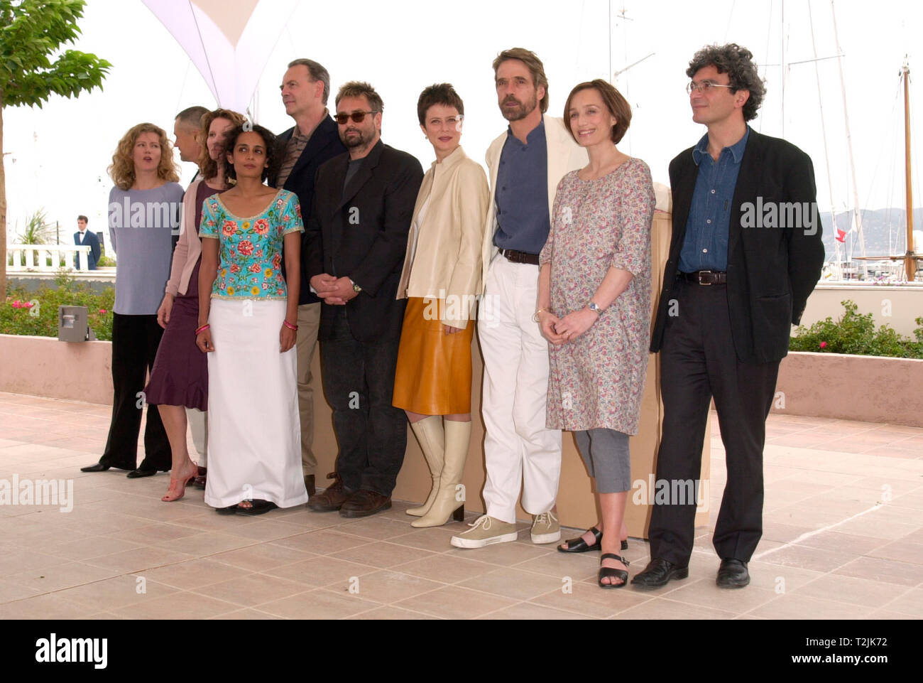 CANNES, FRANCE. May 10, 2000: The jury, including Kristin Scott-Thomas ...