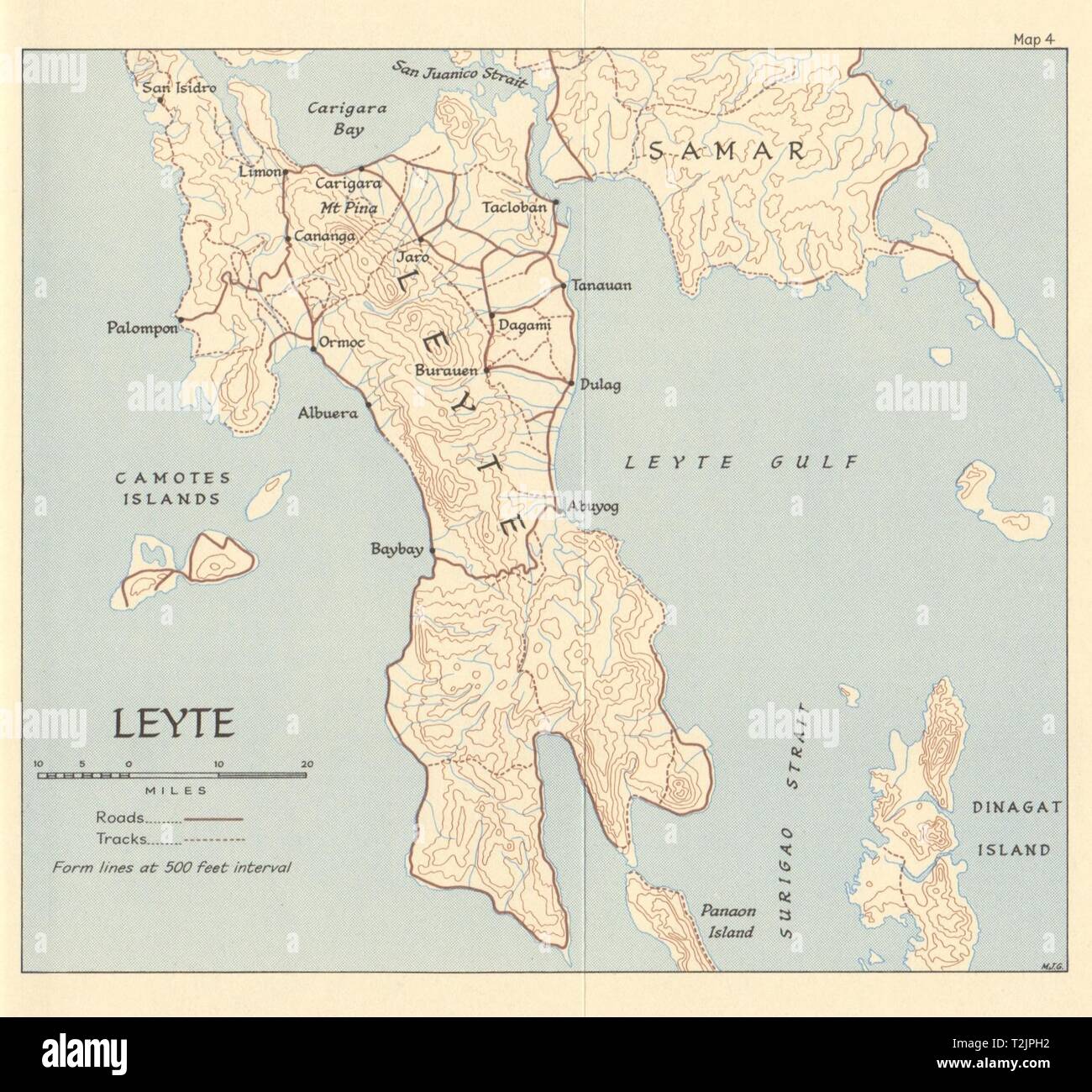 battle of leyte gulf maps