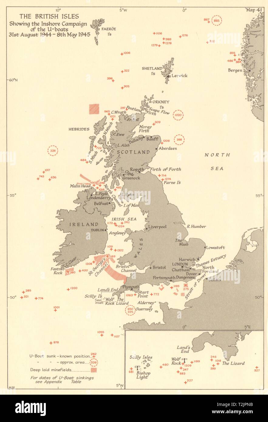British Isles Inshore U Boat Campaign Sept 1944 May 1945