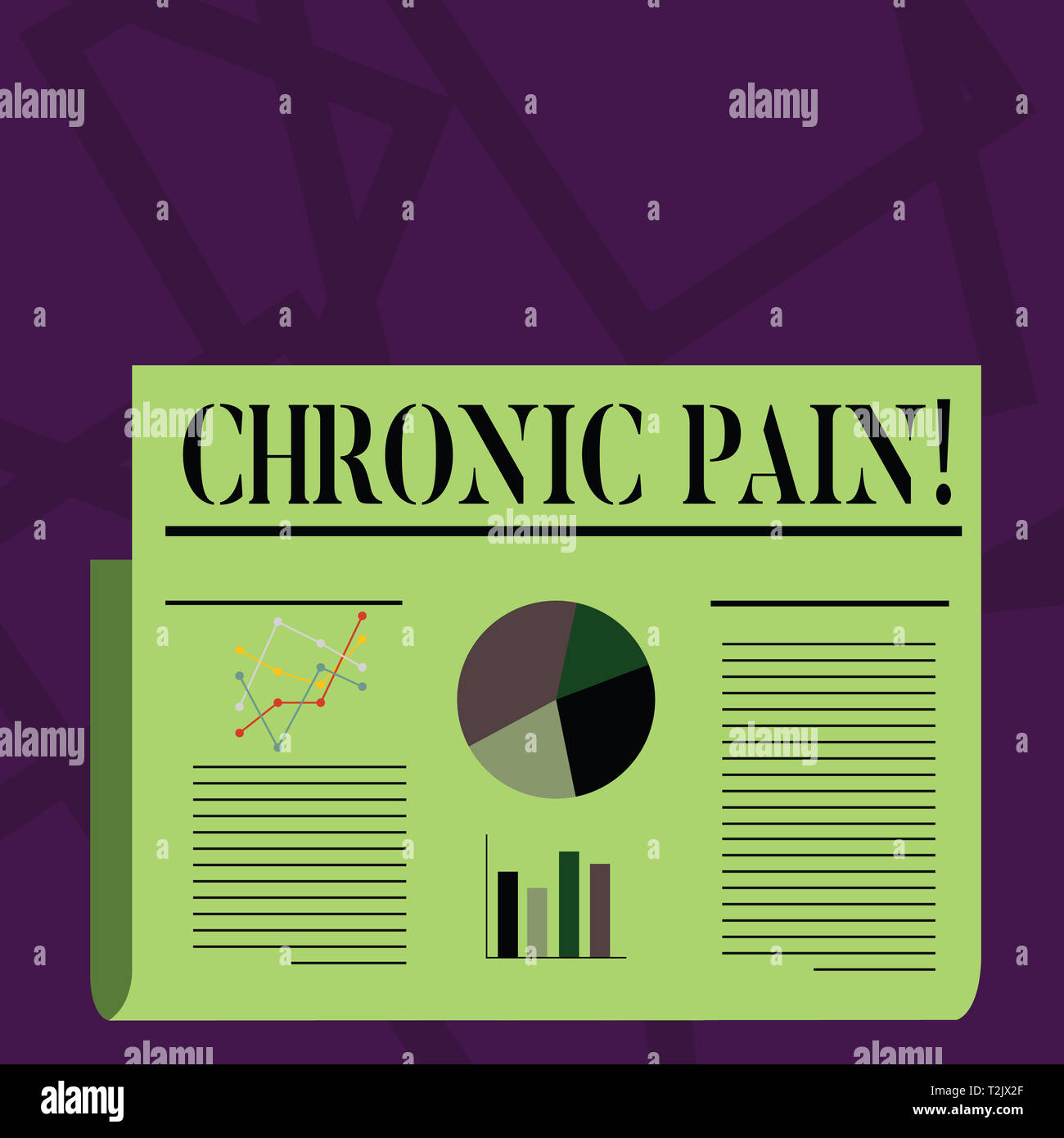 Writing note showing Chronic Pain. Business concept for normal ...